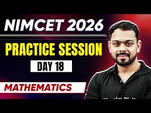 NIMCET 2026 Practice Session Day 18 | Logical Reasoning | NIMCET 2026 | PW NIMCET #pwnimcet