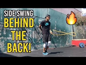 SUPER SLICK JUMP ROPE TRICK!! // BEHIND THE BACK SIDE-SWINGS by Rush Athletics
