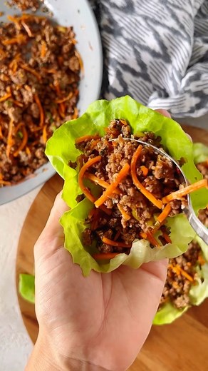 Recipe here: https://therecipecritic.com/thai-lettuce-wraps/ Get ready to devour some homemade Thai lettuce wraps—a must-have appetizer that you won’t be able to resist! | Tried and True Recipes