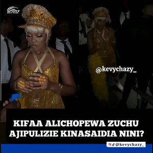Kifaa alichopewa Zuchu ajipulizie kinasaidia nini Anayejua aniambie Tafadhali 👇👇 | Kevychazy