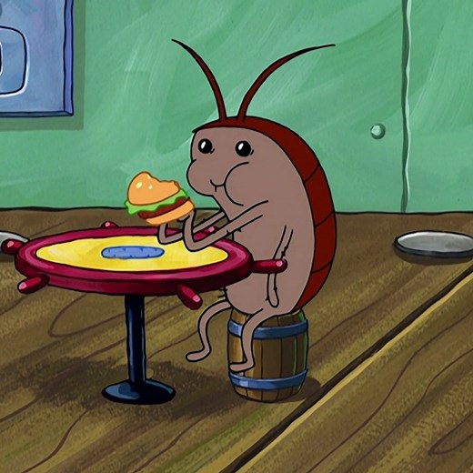 Krabby Patty ft. cockroach | SpongeBob SquarePants