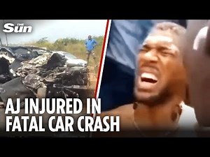 Boxing champ Anthony Joshua injured in horror car crash in Nigeria with two people killed