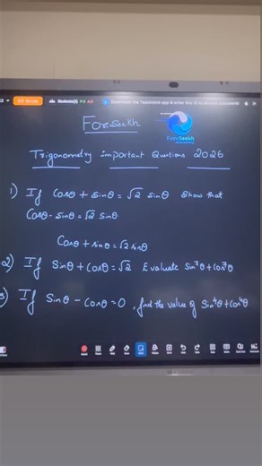 ForeSeekh on Instagram: "Grade 10 Mathematics 2026 #cbse #math #coaching #trending #explore"