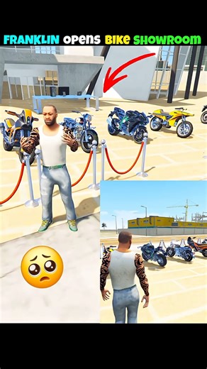 🤩Franklin Opens New Bike Showroom🥺 #shorts #indianbikedriving3d #shots #ninja #viral #viralshorts