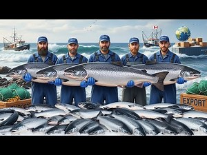 Inside A Modern Salmon Fish Factory Full Processing