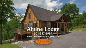 15 reactions | Leaf peep at Alpine Lodge this fall! Surrounded by beautiful mountain scenery, this spacious log home has a fire pit for toasting marshmallows and a fully equipped family room with a pool table, dart board, and arcade games. It's within 5 minutes from restaurants, boat rentals, mini golf, and more. Plan your getaway today! ➡️ https://bit.ly/3mmcdj8 | Taylor-Made Deep Creek Vacations | Facebook