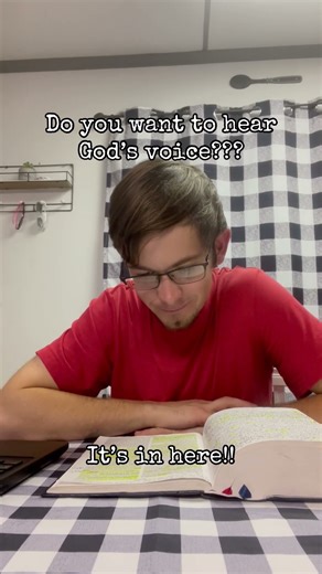 You say you want to hear God’s voice—then open your Bible. The words on those pages are for you!