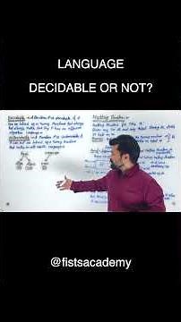 Language - Decidable or Undecidable? | Turing Machine | Halting Problem | @fistsAcademy ​