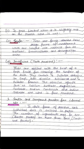 Classification of Powder Pharmaceutics B.Pharma 1st sem #study #biology #education #viral #studytips