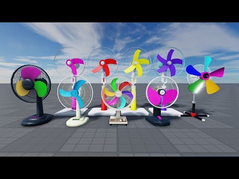 Super Wobbly Ceiling Fan Experiment | Roblox