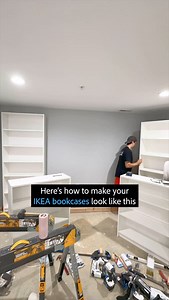 20K views · 118 reactions | How to do the viral IKEA custom bookcase...