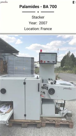 📦 Used Palamides BA 700 Stacker for SALE ‪@Machinedalal‬