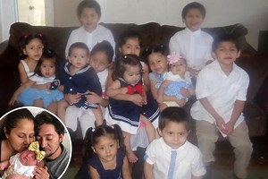 I’m pregnant with my 16th baby - my cleaner hubby pays our £400 weekly food bill