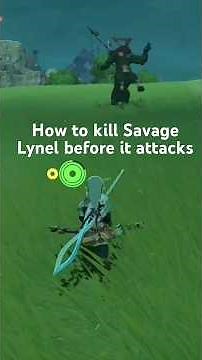 How to kill Savage Lynel before it attacks #shorts