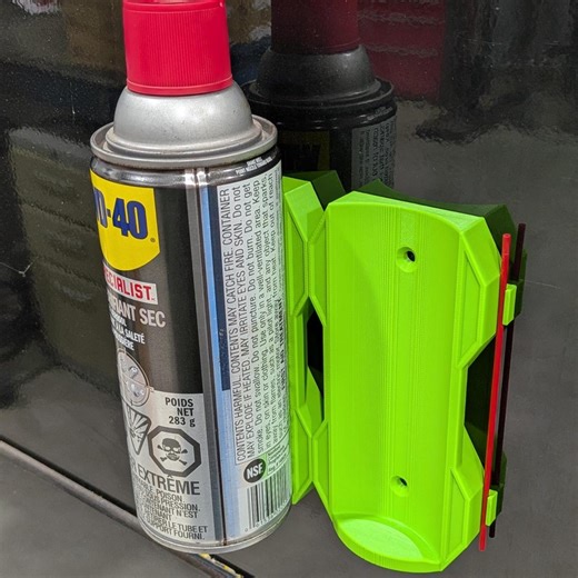 Magnetic Aerosol Can Holder | Tool Chest Organizer With Straw Storage - Etsy