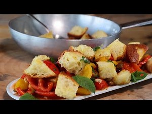 PEPERONI E PANE RUSTICO la RICETTA ESTIVA di peperoni