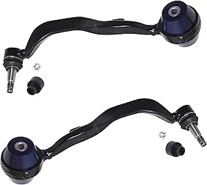 Control Arm Kit 2 Pcs - Front Lower Rearward Control Arm Kit (Left & Right) with high-grade PU Bushings & Ball Joints Fitted for LS460 / LS460 2007-2017, LS600h 2008-2016, All RWD Models
