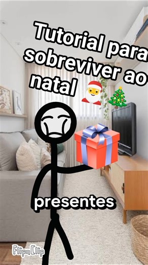 Tutorial para sobreviver ao natal 🎅🎄 #flipaclip #memes#animação#mateuserd#short