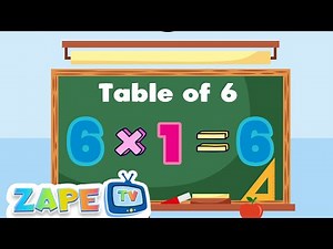 Master the Table of 6 | Fun & Easy Multiplication Tricks for Kids | Zape TV