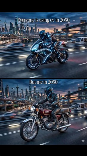 Everyone is using EV in 2050 But me in 2050 2Stroke 🗿💀