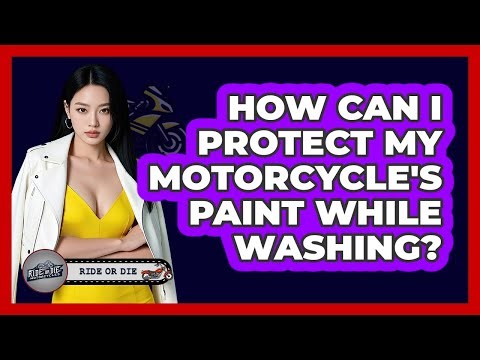 How Can I Protect My Motorcycle's Paint While Washing?
