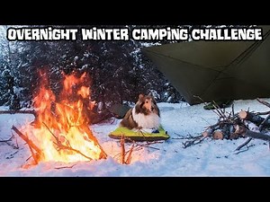 Winter Camping Overnight - 500$ Gear Load-Out Challenge