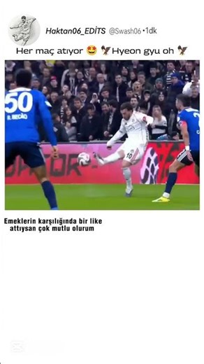 her maçç atıoyr🤩 #shorts #keşfetbeniöneçıkar #hyeongyuoh #beşiktaşsondakika