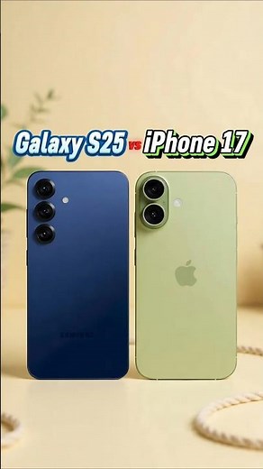 Samsung Galaxy S25 vs iPhone 17 | The Ultimate Flagship Battle🔥