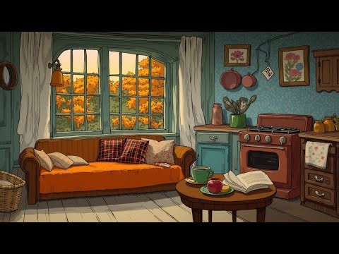 Cozy Autumn Vibes Vintage Oldies Playing in Another Room | Relaxing Golden Hits