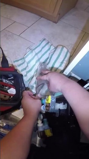 How to Fix Maytag Refrigerator Leaking Water #shorts #appliancerepair #fridge #maytag #diyrepair