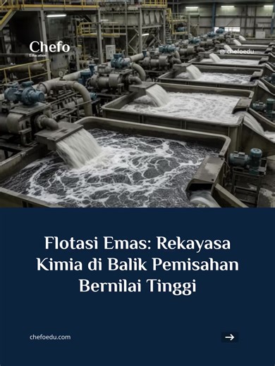 Flotasi emas bukan soal buih dan grade semata. Ini tentang pre-concentration, kontrol kimia permukaan, dan efisiensi energi proses. Recovery tinggi ≠ proses optimal Kalau massa, reagen, dan energi belum ditekan, biaya tetap bocor. Swipe 👉 Biar paham kenapa flotasi emas adalah rekayasa sistem, bukan sekadar unit operasi ⚙️⛏️ _______________ Tingkatkan kemampuan mu... Yuk ikuti live course ini, kamu akan mempelajari bagaimana melakukan thermal design, rating, dan optimasi STHE menggunakan Aspen E