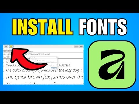 How To Install Fonts In Affinity Designer (2026) (Best Method)
