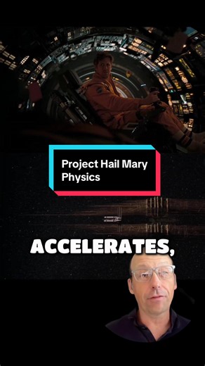 Project Hail Mary physics: measure spaceship acceleration and size