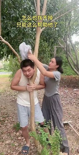 Just can't pull it out. Only can help like this. #Funny #JokeTeller #FunnyPlot