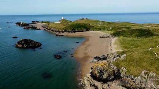 Llanddwyn Island: Drone Reveals Wales' Coastal Wonders