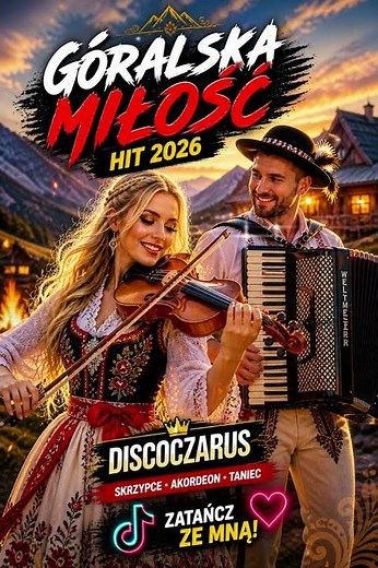 🔥 Nowy hit 2026 na kanale DiscoCzarus! 🔥 #góralska #disco #folkdisco #hit2026 #muzyka #taneczna