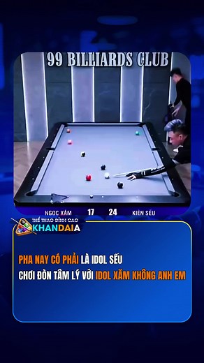 PHA NAY CÓ PHẢI LÀ IDOL SẾU CHƠI ĐÒN TÂM LÝ VỚI IDOL XĂM KHÔNG ANH EM #NgocXam #KienSeu #Bida #KhanDaiA #creatorsearchinsight