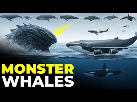 Aircraft Bloop vs Aircraft-Sized Sei Whale 🐋 | Monster Whales Size Comparison (3D)