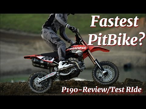 Worlds FASTEST PitBike? (Piranha 190 Daytona 4-V DE)