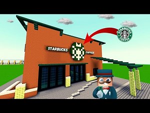 Minecraft Wir bauen ein Starbucks #002 🥛