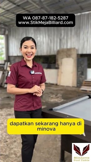Meja Billiard 7 ft LIPAT Minnova yang Praktis untuk PEMULA dan Hemat Tempat #mejabilliard