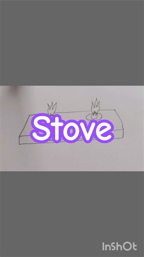 How to draw gas stove #cylinder #easydrawing #drawingtutorial