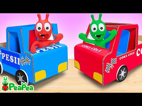 Pea Pea and 2 Soda Cars… and Chaos Begins!