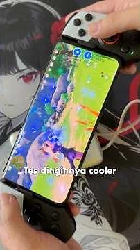 How Cold Is the Coolshark JK02 Gamepad + Fan Cooler? Genshin Impact Test #androidgamepad #fancooler