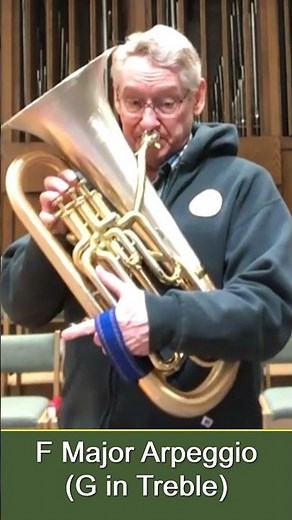 Euphonium High Note / Low Note Demonstration (fun after a rehearsal)