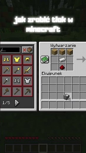 🔥 Jak zrobić TŁOK w 10 sekund?! #shorts #minecraftbuilding #crafting #minecraft #viral