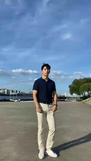 Handsome Man's Outdoor Dance Performance