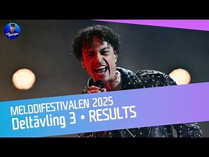 🇸🇪 Melodifestivalen 2025: Heat 3 - Official Results