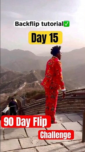Day 15 Backflip Tutorial 🔥 Learn Fast | 90 Day Flip Challenge #backflip #toturial #tranning