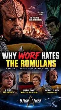 Why Worf HATES the Romulans #startrektheoriginalseries #startrekenterprise #ussenterprise #worf